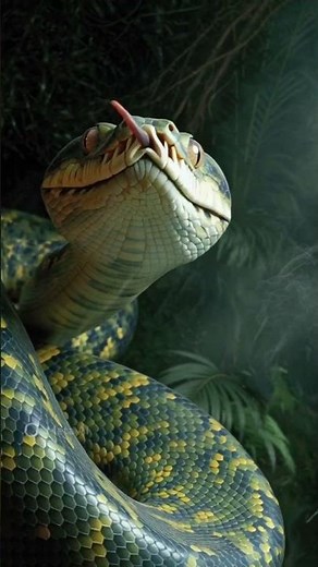 Green Anaconda: The Heaviest & Most Dangerous Snake on Earth! | Bioscope | #shorts #viral