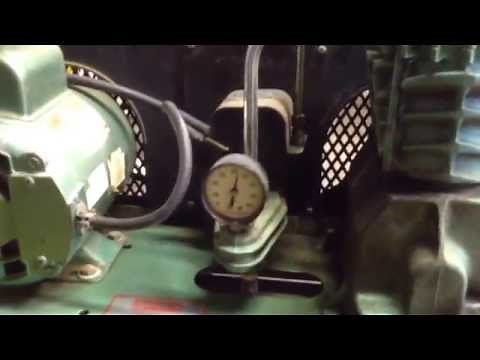 Vintage Speedaire model 3Z406 air compressor replaces harbor freight 8 gal compressor.