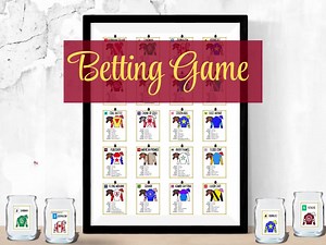 2025 Derby Silks With Horses | Jockey Silks and Kentucky Derby Horses | Kentucky Derby Party Banner | 151st Derby Party Decor Printable - Etsy