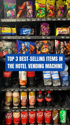 Top 3 Best-Sellers in Hotel Vending Machine