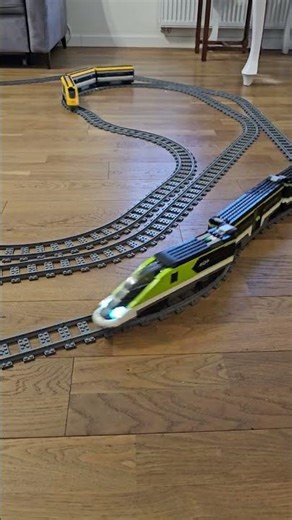 LEGO 60337 vs 60197 on double loop layout - high speed night run! 🚆