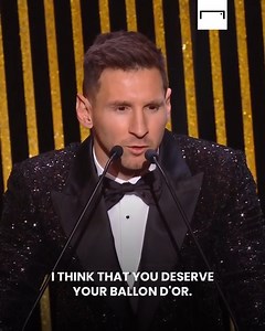 7.6M views · 275K reactions | Lionel Messi wants France Football to give Robert Lewandowski the Ballon d'Or for 2020 梁 | GOAL | Facebook