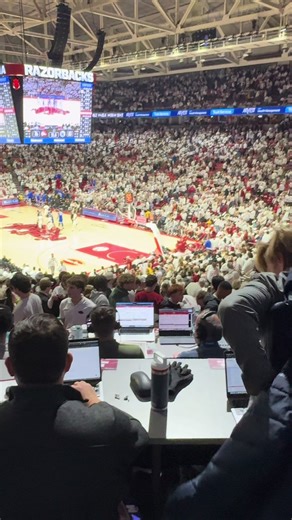 Arkansas Fans are leaving early! #bigblue #BBN #kentuckybasketball #KentuckyWildcats #kentucky