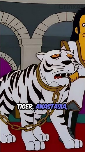 Siegfried and Roy Tiger Attack (Season 5, Episode 10: “$pringfield”)