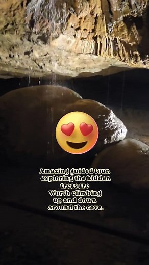 "Tuckaleechee Caverns " Gorgeous falls - Clear Creek 😍🤩👍 Great Site to Explore in the smokies! #cavevibes #tuckaleechee #smokiemountains #rvlife | Cata Harris