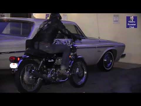 2012 Keanu Reeves and his Norton