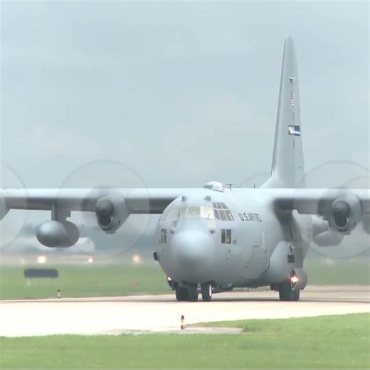 USAF C-130 Hercules. Watch This Giant Plane amaze you! #shorts