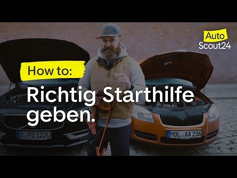 AutoScout24 Ratgeber: Richtig Starthilfe geben!