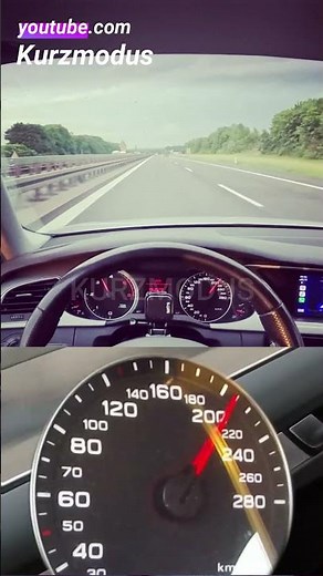 Audi A4 2.0 TDI Avant B8 8K TOP SPEED TEST #audi