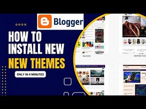 🎨 How to Install & Customize a Professional Blogger Template (2025) – Step-by-Step Guide!