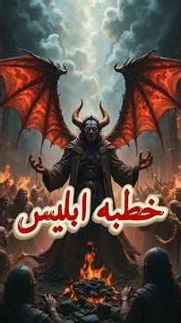 خطبه ابليس لي أهل النار 😈 شاهد ما فعل #قصص #قصص_دينية #fyp #shorts