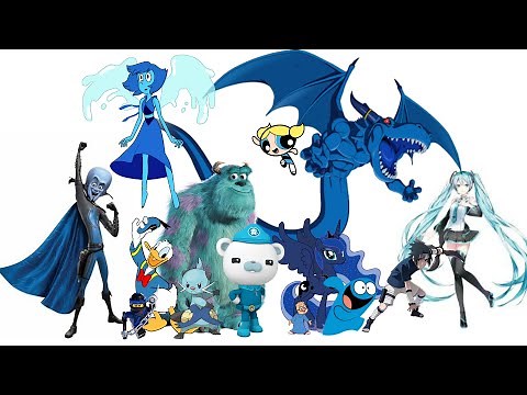 All blue characters from games, series, and movies sings I'm blue (DA BA DEE) part 2