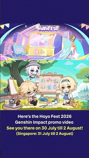 The Hoyo Fest 2026 Genshin Impact PV! #hoyofest #hoyofest2026 #genshin #genshinimpact