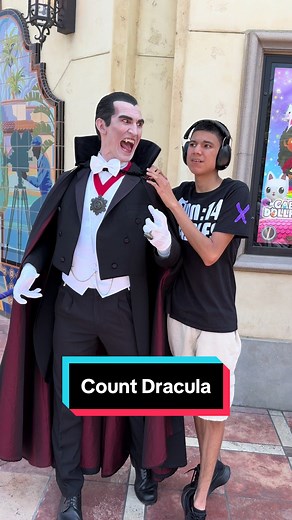 Count Dracula Invites Thomas to Join Him | Autism & Universal Studios