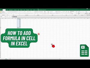 How To Add Formula In Cell In Excel