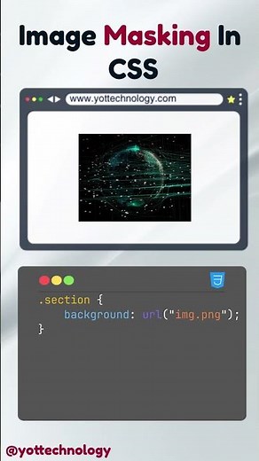 🎨✨ Discover the magic of image masking with CSS! ✨🎨