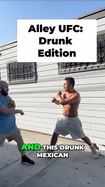 Drunk Mexican Fights Butterbean’s Brother… Gravity Wins!