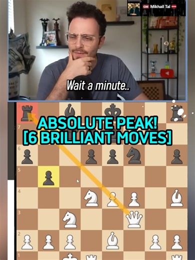 Chess: Student's 6 Brilliant Moves vs. Teacher!