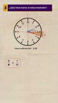 Problema de cronometría: ¿Qué hora marca el reloj? 🕒#cronometría
