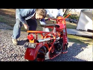 1950 Cushman Scooter "Rags to Riches" ~ RARE & Very Collectible