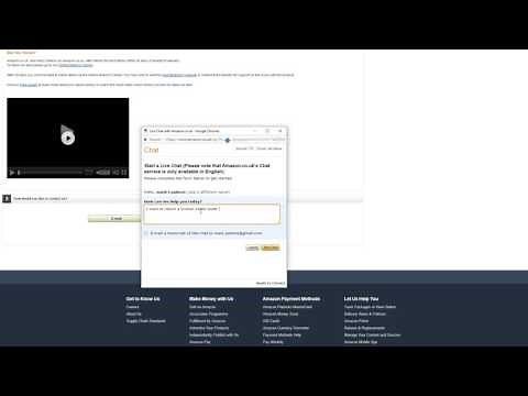 Amazon website hides the method to return goods which are under warranty