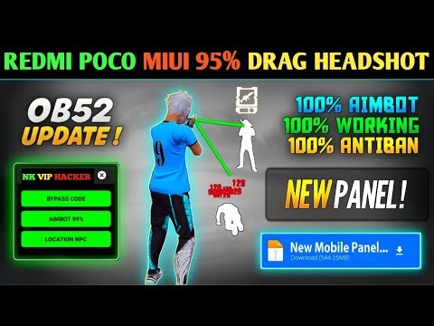 ll REDMI POCO MIUI 95% HEADSHOT UPDATED FILE AND BODY MAGIC BULLET WORKING FF MAX ANDROID PANEL ll