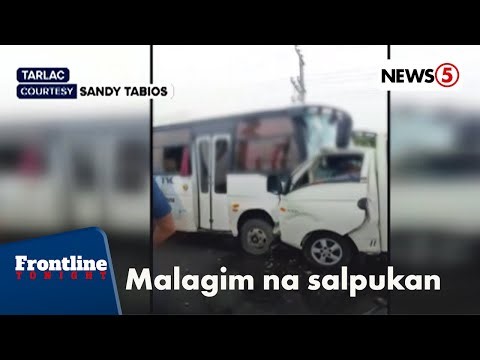 Utility van at modern jeep, nagsalpukan sa Tarlac | Frontline Tonight