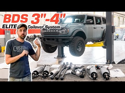 Ford Bronco BDS 3"-4" Coilover Kit | Performance Elite Fox Coilover Lift Kit System
