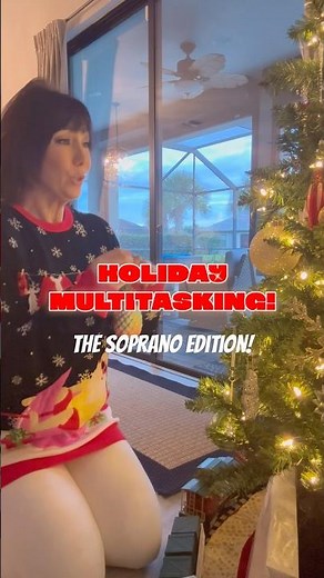 Holiday Multitasking: The Soprano Edition - Jennifer Rowley, soprano #opera #operasinger