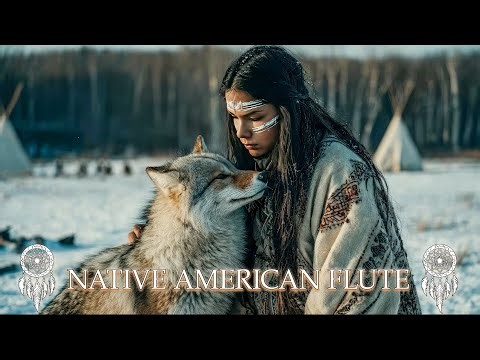 Winter Wolf - Native American Flute Music 432 hz, Peaceful Sleep & Healing Vibes