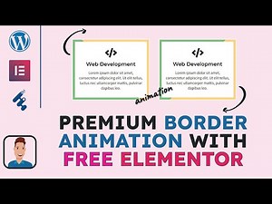 Elementor Animated Border - Elementor Tutorial For Border Animation CSS - Elementor Tutorial 2022