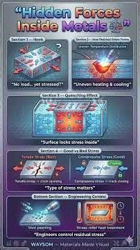 Residual Stresses ⚖️ | Hidden Forces Inside Metals Explained