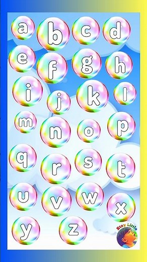 The bubbles song of abc|The Alphabet bubbles song |Abc learning song for kids