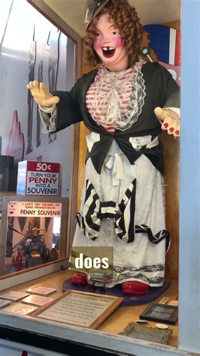 Laughing Sally at Musée Mécanique, San Francisco - circa 2018 #arcade #arcadehistory #throwback