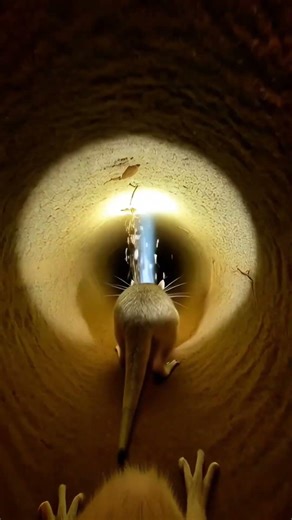 Desert Kangaroo Rat POV: Entering the Burrow 🐾