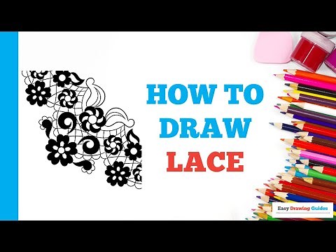 How to Draw Lace: Easy Step by Step Drawing Tutorial for Beginners