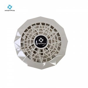 [Hot Item] Air Conditioned Clothing Fans with Rechargeable Battery Portable Mini Cooling Clothing Grey Fan