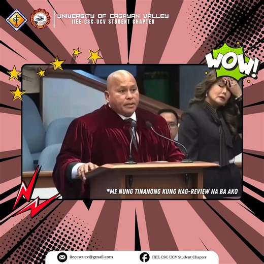 Alright! Alright! Alright, 3rd day of Midterm Exam na! Kaya pa ba o bawi na, anyways, Goodluck Future Engineers! | IIEE CSC UCV Student Chapter