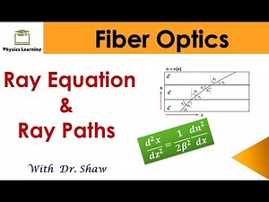 Ray Equation in optical fiber | Ray path for homogeneous medium | Turning point |Fiber Optics|Part 4