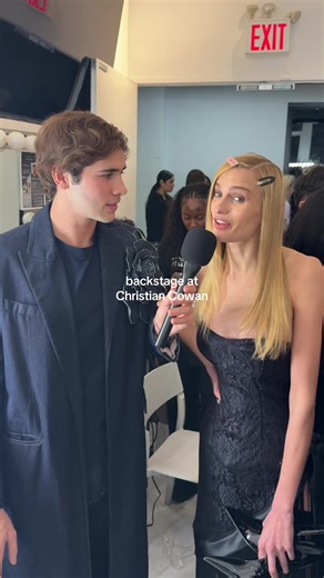 backstage @christiancowan !!!! #christiancowan #nyfw