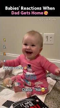 The CUTEST Baby Reactions When Dad Comes Home🥰