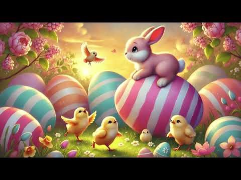 Comforting Instrumental Background Music & Easter Bunny Ambience – Work, Study, or Relax