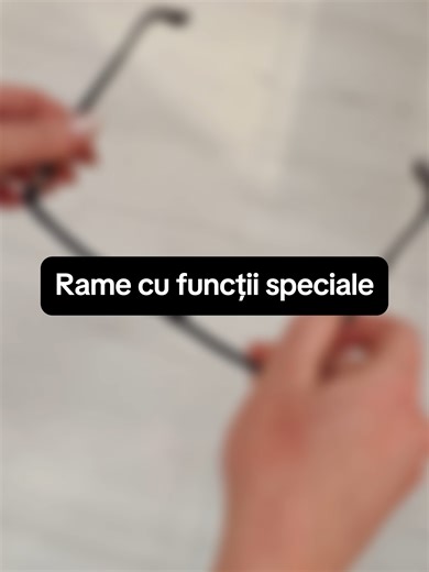 Nu toate ramele sunt la fel 👀 Descoperă diferite tipuri de rame cu funcții speciale — confort, tehnologie, design. La OptiKlar, alegem împreună varianta potrivită pentru tine 👓✨ #Eyewear #Ochelari #TikTokFashion #ForYou #OptiKlar #OpticaMedicala #ConsultGratuit