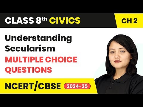 Understanding Secularism - Multiple Choice Questions | Class 8 Civics Chapter 2 | CBSE 2024-25