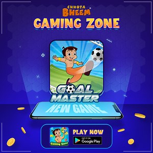 Gear up for the ultimate soccer showdown with "Chhota Bheem - Goal Master." Join your favorite hero in an action-packed game where the first to score three goals claims victory. Are you ready for the challenge? Download Now: https://bit.ly/3W8kWbQ #NewGame #ChhotaBheem #GoalMaster #ChhotaBheemGamingZone #ChhotaBheemGames #KidsGaming #FunforKids #Soccer #Football #Goal #DownloadNow | Chhota Bheem