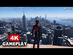 Spider-Man Miles Morales (PS5) Free Roam Gameplay in 4K 60FPS HDR + Ray Tracing
