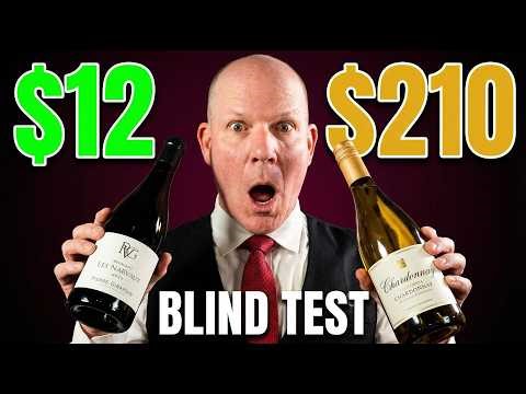 $210 Meursault vs $12 Kendall Jackson Chardonnay — Sommelier Blind Test SHOCKING Result