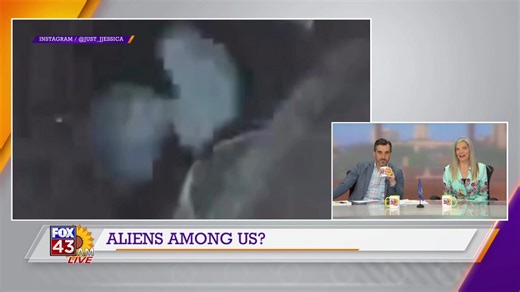 Fox 43 AM Live Alien ring camera 073025