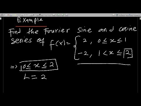 Half Range Fourier sine series and cosine series