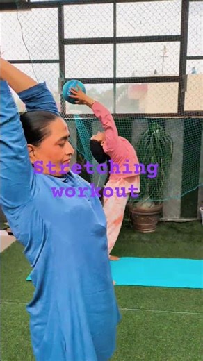 ball stretching workout #yoga